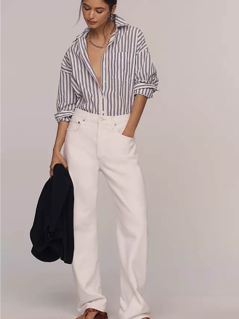 Agolde Kelly Jeans in White